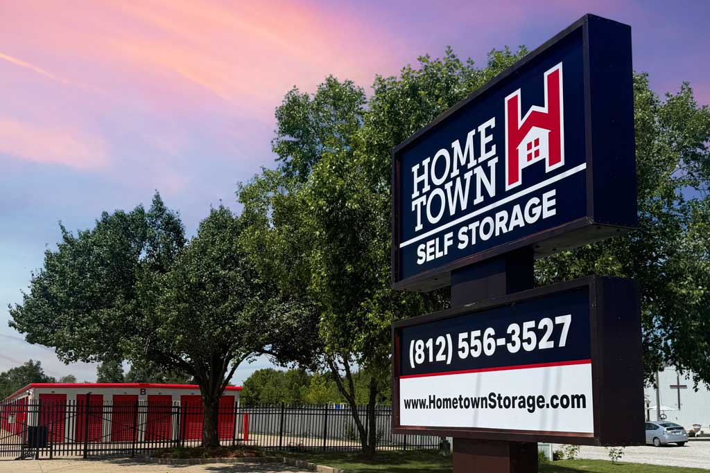 Hometown Storage sign
